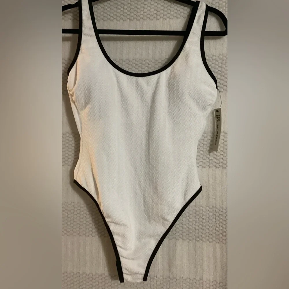No Boundaries White One Piece Swimsuit